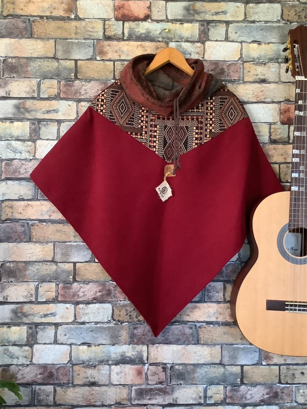 Ruana alpaga pointue